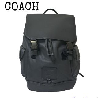 コーチ(COACH)のコーチ リュック リビングトン 巾着 大容量 通勤 レザー 黒(バッグパック/リュック)