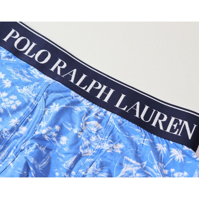 POLO RALPH LAUREN(ポロラルフローレン)の《ポロ ラルフローレン》箱付新品 爽やか ボクサーパンツ M(W76~84) メンズのアンダーウェア(ボクサーパンツ)の商品写真