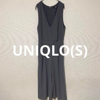 ユニクロ(UNIQLO)の2243 ユニクロ UNIQLO サロペット オーバーオール グレー シンプル(サロペット/オーバーオール)