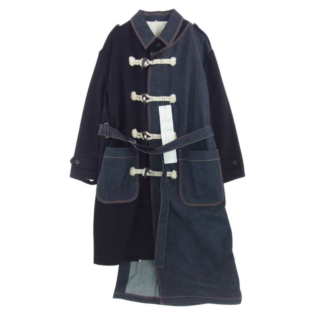 コッキ KHOKI コート 20AW 20aw-co-02 FALL COAT フォール デニム コート ブラック系【極上美品】約66cm袖丈