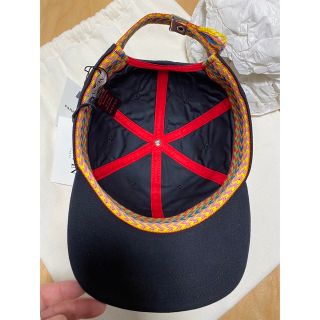 スノーブルー LANVIN ランバン カーブ キャップ 刺繍 - 通販 - www