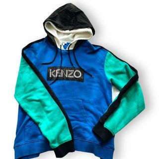 新品未使用タグ付き】KENZO 1970 LOGO プルオーバーパーカー L