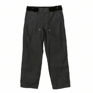 サカイ(sacai)のsacai x WTAPS Mill Trouser 02 Pants 黒(ワークパンツ/カーゴパンツ)