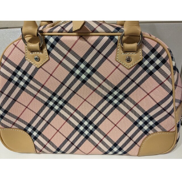 BURBERRY BLUE LABEL(バーバリーブルーレーベル)のBURBERRY ブルーレーベル バッグ ピンク レディースのバッグ(ハンドバッグ)の商品写真