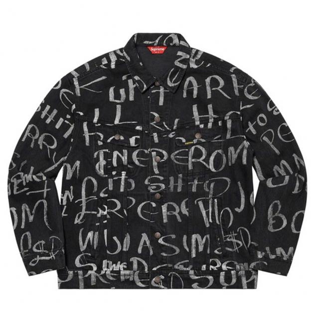 Supreme Black Ark Denim Trucker Jacket