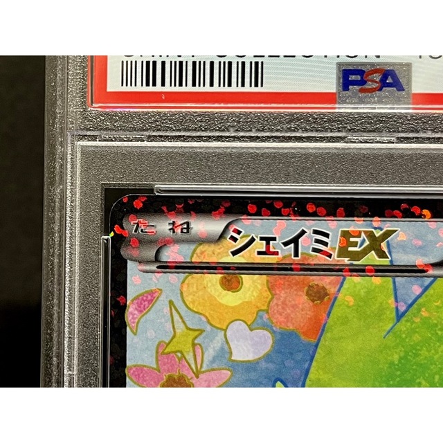 ポケモン(ポケモン)のPSA10 シェイミex SR シャイニーコレクション 1ED ※鑑定ケース付 エンタメ/ホビーのトレーディングカード(シングルカード)の商品写真