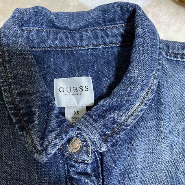 GUESS(ゲス)のGUESSゲス♥︎デニムジャケット♡可愛くデニムオンデニム レディースのジャケット/アウター(Gジャン/デニムジャケット)の商品写真