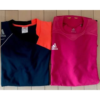 アディダス(adidas)のadidas メンズ　速乾　半袖シャツ　2枚セット(Tシャツ/カットソー(半袖/袖なし))