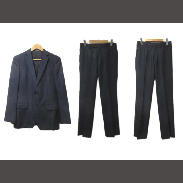 シーケーカルバンクライン セットアップ スーツ フォーマル パンツ2本付き 紺