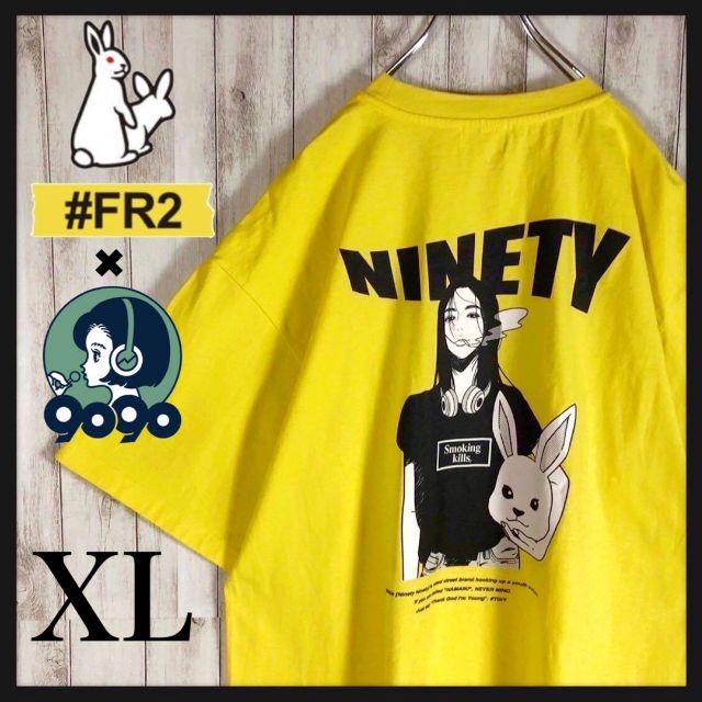 限定コラボ】FR2 9090 NINETY 希少XLサイズ 即完売 Tシャツ 本物品質の ...