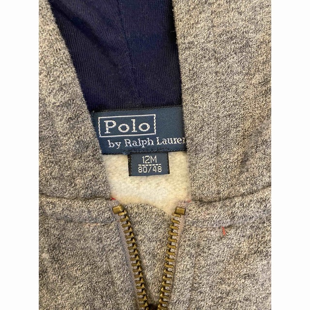 POLO RALPH LAUREN(ポロラルフローレン)の美品　ポロラルフローレンパーカー　80cm キッズ/ベビー/マタニティのベビー服(~85cm)(その他)の商品写真