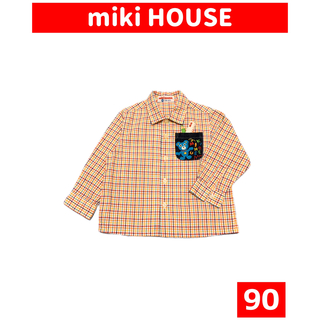 ミキハウス(mikihouse)のmikiHOUSE/ミキハウス カラフル チェック シャツ size90(ブラウス)