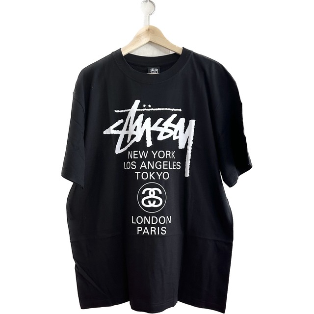 stussy ステューシー tシャツ world tour 新品 - Tシャツ/カットソー