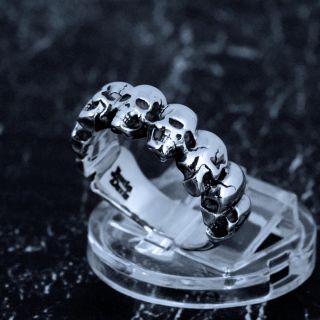 Justin Davis - 美品!ジャスティンデイビス SRJ370 SKULLMATION リング