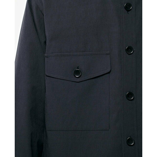 MEN'S MELROSE - 【チャコールグレー】エバレットアキハシャツブルゾン