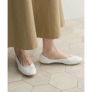 アーバンリサーチドアーズ(URBAN RESEARCH DOORS)の【WHITE】ソフトバレエシューズ(バレエシューズ)