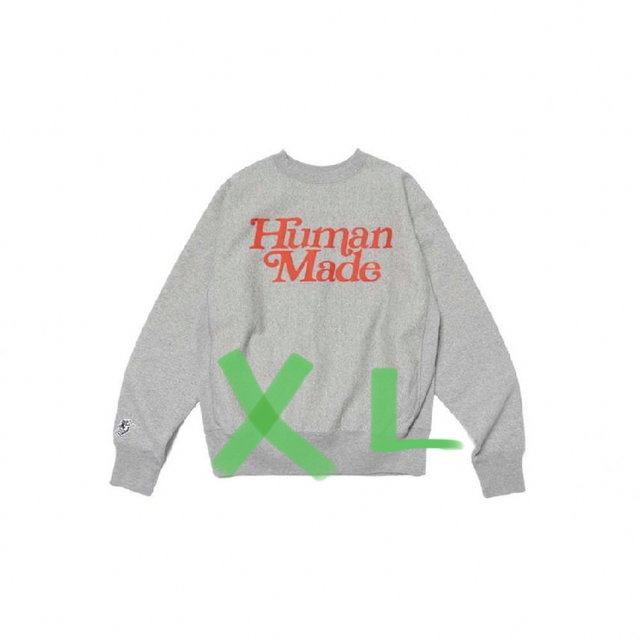 HUMAN MADE × girls don't cry スウェット XL | www.myglobaltax.com