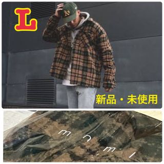 ミニマル(mnml)の【mnml】L カニエ・ウェスト着用同等モデル フランネルシャツ (シャツ)