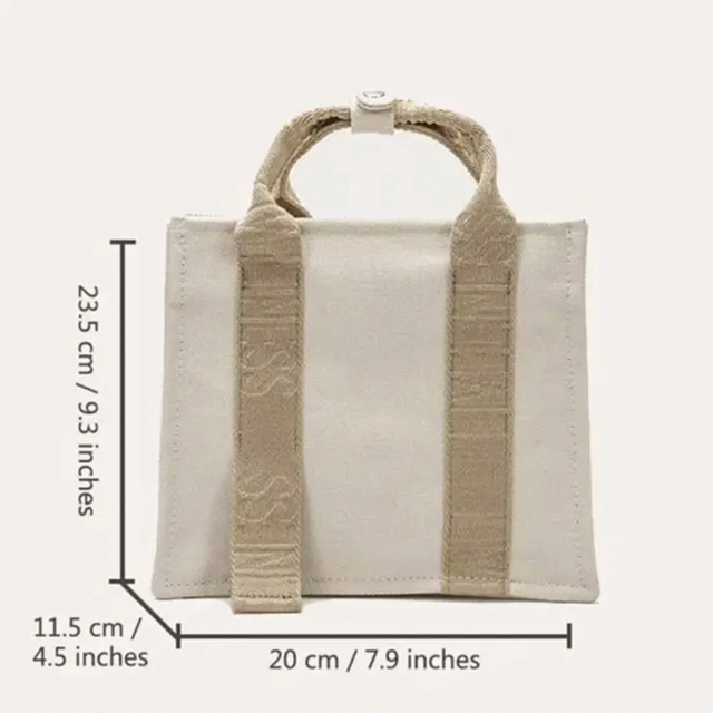 ❤️新品未使用品❤️ZARA ロゴ ストラップ キャンバス ショルダー レディースのバッグ(ショルダーバッグ)の商品写真