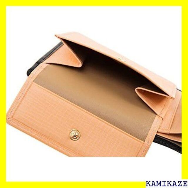 キプリス シラサギレザー 二つ折り財布