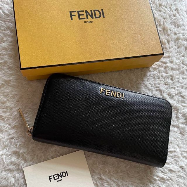美品】306 FENDI フェンディ ラウンドファスナー 長財布 最高の品質の