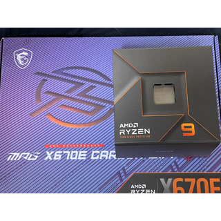 MSI MPG X670E CARBON WIFI +Ryzen9 7950X(PCパーツ)