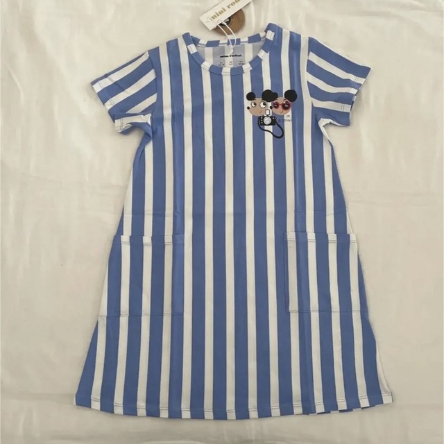 こどもビームス(コドモビームス)のmr412) MINI RODINI ワンピース MINIRODINI キッズ/ベビー/マタニティのキッズ服女の子用(90cm~)(ワンピース)の商品写真