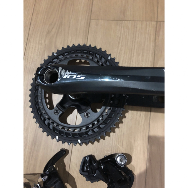 SHIMANO - ロードバイクstiレバー 105 5800 クランク フロント