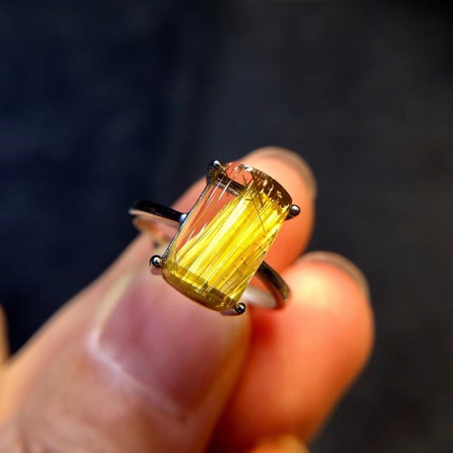 天然】タイチンクオーツ リング s925 11.2*8.4mm | capacitasalud.com