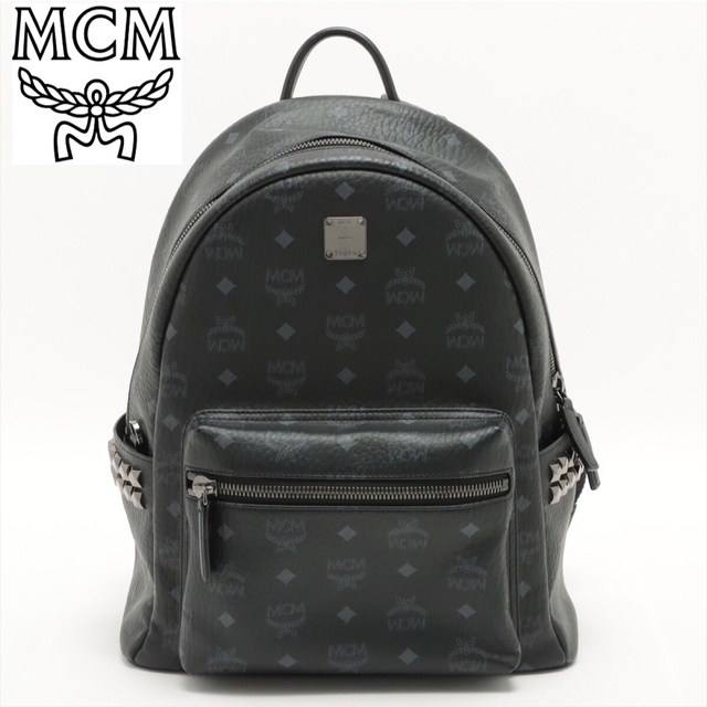 【美品 全国送料無料】MCM バックパック スタッズリュック