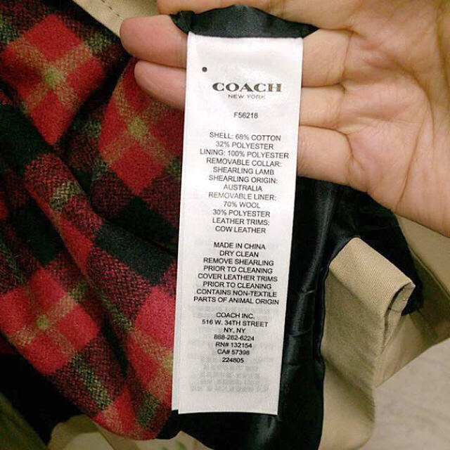 COACH(コーチ)の《新品15万円》COACH★トレンチコート★ロングコート レディースのジャケット/アウター(トレンチコート)の商品写真