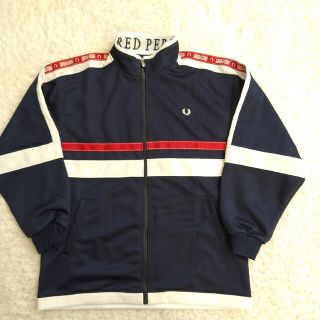 フレッドペリー(FRED PERRY)の美品 FRED PERRY サイドライン ロゴテープ トラックジャケット Ｍ(ジャージ)