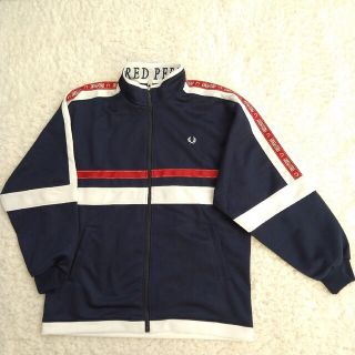 美品 FRED PERRY サイドライン ロゴテープ トラックジャケット M