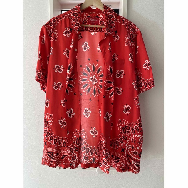 【Ｌサイズ】Bandana Silk S/S Shirt バンダナ シルク