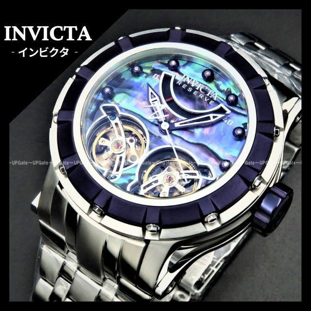 最高級★ダイヤ＆タイガーアイ文字盤 INVICTA Reserve 45366