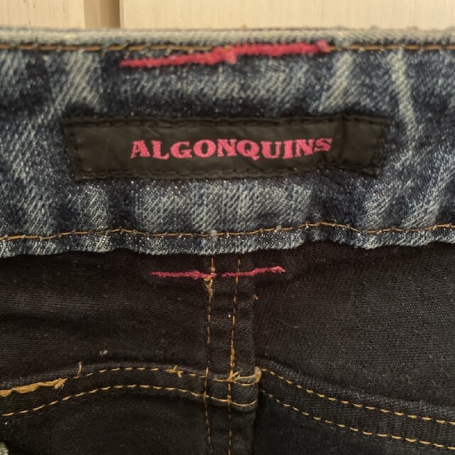 ALGONQUINS(アルゴンキン)のAlgonquins ダメージジーンズ レディースのパンツ(デニム/ジーンズ)の商品写真