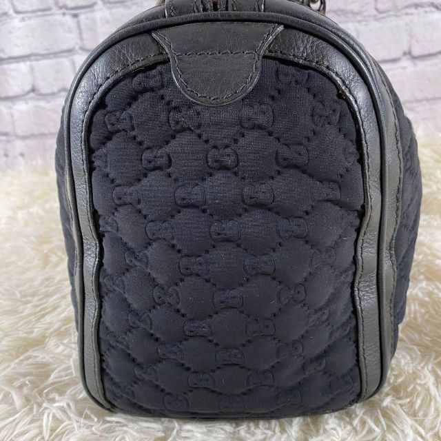 GUCCI グッチ ネオプレーン シマ テクノバッグ ミニボストン 黒 gg柄-
