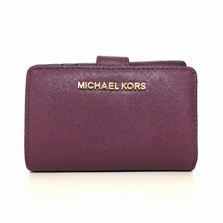 マイケルコース(Michael Kors)のマイケルコース 2つ折り財布 - パープル(財布)