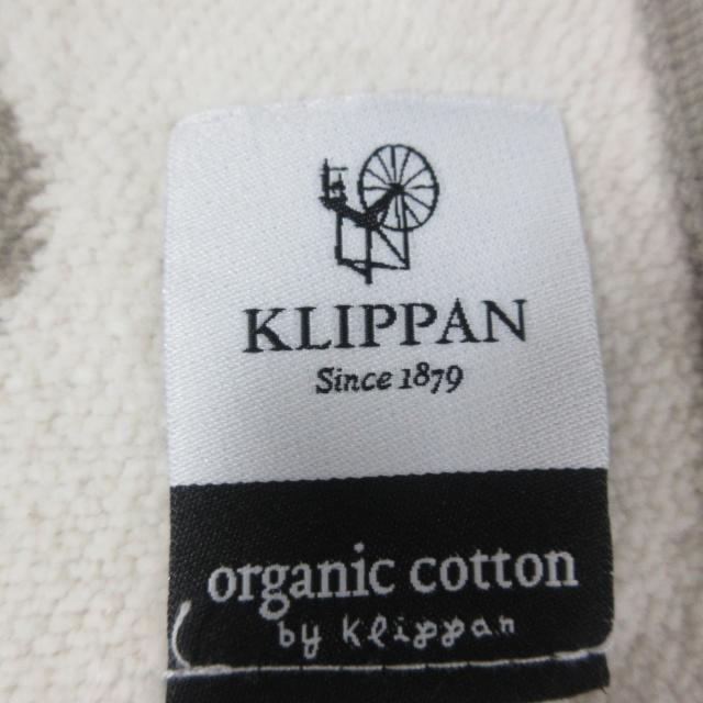 KLIPPAN(クリッパン)のクリッパン ブランケット - ベージュ×白 キッズ/ベビー/マタニティのこども用ファッション小物(おくるみ/ブランケット)の商品写真