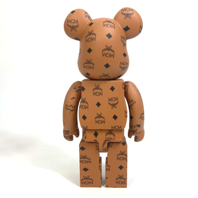 MCM(エムシーエム)のエムシーエム MCM ベアブリック BE@RBRICK 100%＆400% 2体セット ヴィセトス フィギュア 人形 ぬいぐるみ オブジェ プラスチック ブラウン 未使用 エンタメ/ホビーの美術品/アンティーク(彫刻/オブジェ)の商品写真