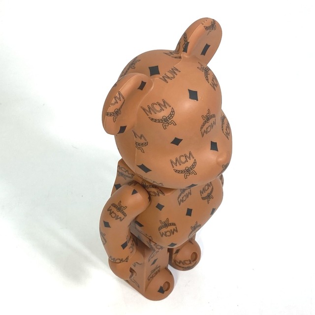 エムシーエム MCM ベアブリック BE@RBRICK 100%＆400% 2体セット ヴィセトス フィギュア 人形 ぬいぐるみ オブジェ プラスチック ブラウン 未使用