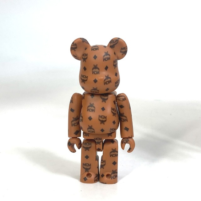 エムシーエム MCM ベアブリック BE@RBRICK 100%＆400% 2体セット ヴィセトス フィギュア 人形 ぬいぐるみ オブジェ プラスチック ブラウン 未使用