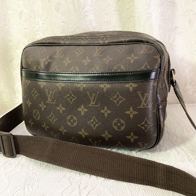 新着】LOUIS VUITTON(ルイヴィトン) リポーターPM ショルダーバッグ モノグラム・キャンバス、ヌメ革 レディースバッグ