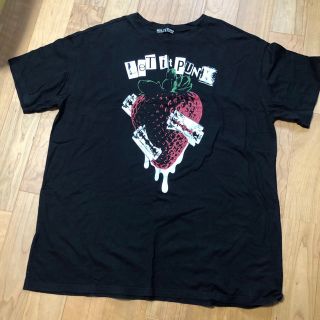 ヘルキャットパンクス(HELLCATPUNKS)のヘルキャットパンクス ロングシャツ 半袖(Tシャツ(半袖/袖なし))