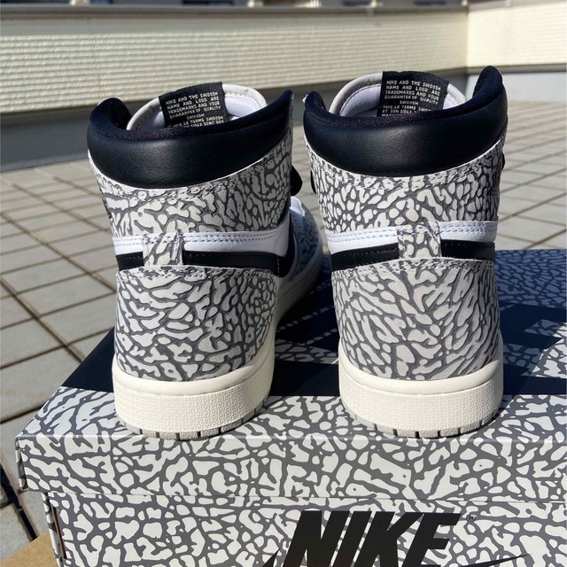 Air Jordan 1 High OG "White Cement" 26.5