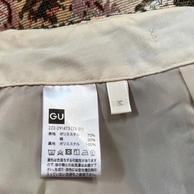 GU(ジーユー)のGU/花柄ゴブラン織台形スカート レディースのスカート(ミニスカート)の商品写真