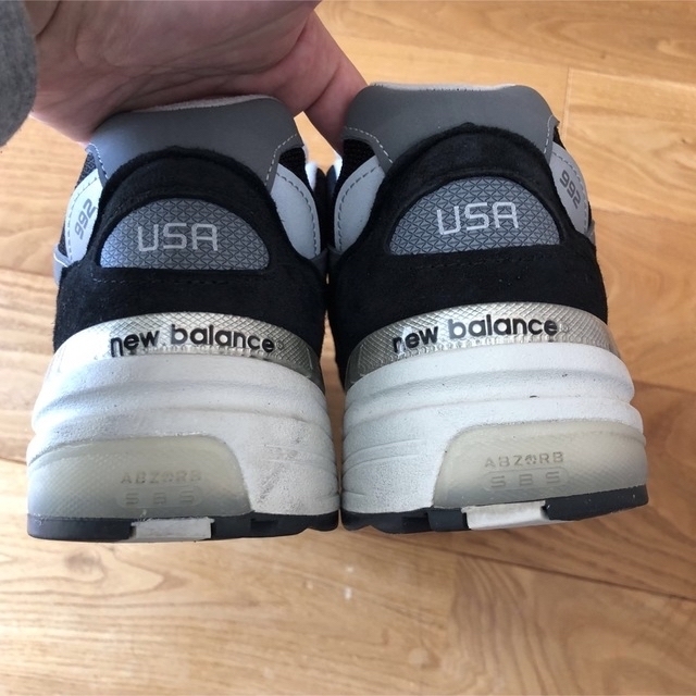 New Balance(ニューバランス)のNew Balance ニューバランス 992EB ブラック　ennoy メンズの靴/シューズ(スニーカー)の商品写真