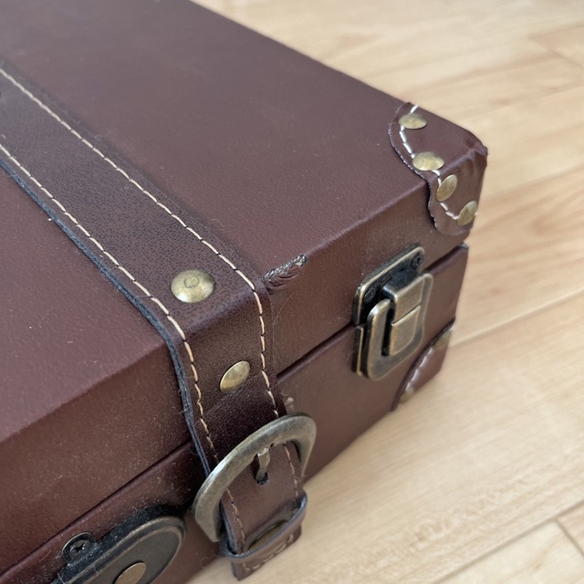 ウェルカムトランク　スーツケース　ブラウン レディースのバッグ(スーツケース/キャリーバッグ)の商品写真