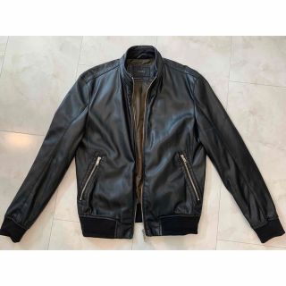 ザラ(ZARA)のZARA メンズ ライダーズジャケット 革ジャン(ライダースジャケット)