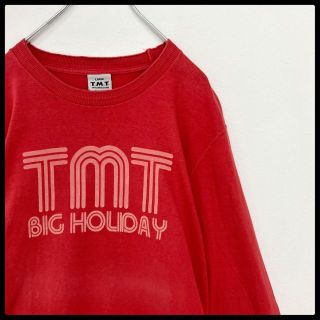 ティーエムティー(TMT)の【入手困難】ティーエムティー TMT フロントプリント ロングスリーブTシャツ(Tシャツ/カットソー(七分/長袖))